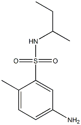 5-amino-N-(butan-2-yl)-2-methylbenzene-1-sulfonamide Struktur