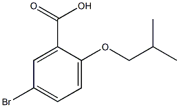 5-bromo-2-(2-methylpropoxy)benzoic acid Struktur