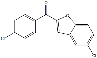 5-chloro-2-[(4-chlorophenyl)carbonyl]-1-benzofuran Struktur