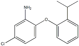 5-chloro-2-[2-(propan-2-yl)phenoxy]aniline Struktur