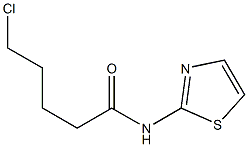 5-chloro-N-(1,3-thiazol-2-yl)pentanamide Struktur