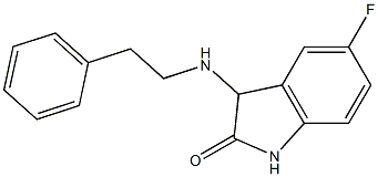 5-fluoro-3-[(2-phenylethyl)amino]-2,3-dihydro-1H-indol-2-one Struktur