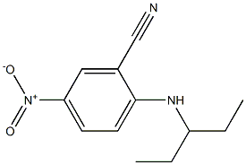 5-nitro-2-(pentan-3-ylamino)benzonitrile Struktur