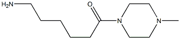 6-(4-methylpiperazin-1-yl)-6-oxohexan-1-amine Struktur