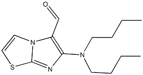 6-(dibutylamino)imidazo[2,1-b][1,3]thiazole-5-carbaldehyde Struktur