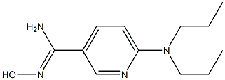 6-(dipropylamino)-N'-hydroxypyridine-3-carboximidamide Struktur