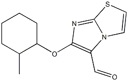 6-[(2-methylcyclohexyl)oxy]imidazo[2,1-b][1,3]thiazole-5-carbaldehyde Struktur