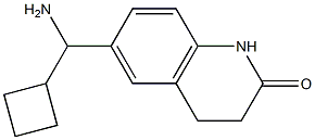 6-[amino(cyclobutyl)methyl]-1,2,3,4-tetrahydroquinolin-2-one Struktur