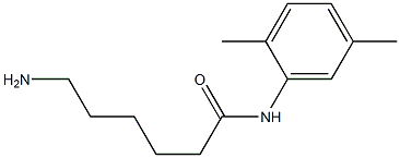 6-amino-N-(2,5-dimethylphenyl)hexanamide Struktur