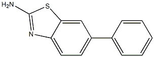 6-phenyl-1,3-benzothiazol-2-amine Struktur