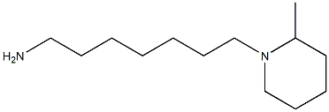 7-(2-methylpiperidin-1-yl)heptan-1-amine Struktur