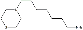 7-(thiomorpholin-4-yl)heptan-1-amine Struktur