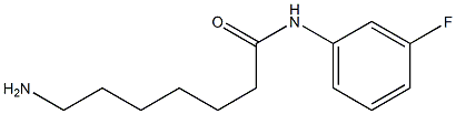 7-amino-N-(3-fluorophenyl)heptanamide Struktur