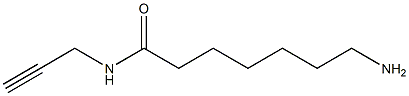 7-amino-N-prop-2-ynylheptanamide Struktur