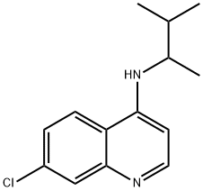 7-chloro-N-(3-methylbutan-2-yl)quinolin-4-amine Struktur