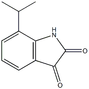 7-isopropyl-1H-indole-2,3-dione Struktur