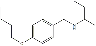 butan-2-yl[(4-butoxyphenyl)methyl]amine Struktur