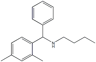 butyl[(2,4-dimethylphenyl)(phenyl)methyl]amine Struktur