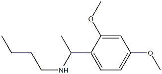 butyl[1-(2,4-dimethoxyphenyl)ethyl]amine Struktur