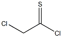 chloromethanecarbothioyl chloride Struktur