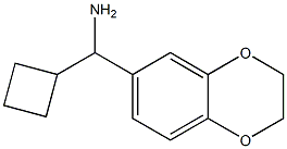 cyclobutyl(2,3-dihydro-1,4-benzodioxin-6-yl)methanamine Struktur