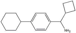 cyclobutyl(4-cyclohexylphenyl)methanamine Struktur