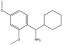 cyclohexyl(2,4-dimethoxyphenyl)methanamine Struktur