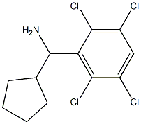 cyclopentyl(2,3,5,6-tetrachlorophenyl)methanamine Struktur