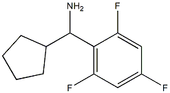 cyclopentyl(2,4,6-trifluorophenyl)methanamine Struktur