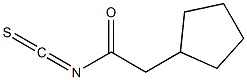 cyclopentylacetyl isothiocyanate Struktur