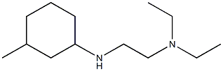 diethyl({2-[(3-methylcyclohexyl)amino]ethyl})amine Struktur