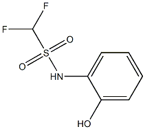 difluoro-N-(2-hydroxyphenyl)methanesulfonamide Struktur