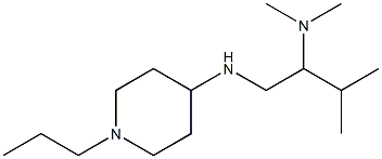 dimethyl({3-methyl-1-[(1-propylpiperidin-4-yl)amino]butan-2-yl})amine Struktur