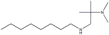 dimethyl[2-methyl-1-(octylamino)propan-2-yl]amine Struktur