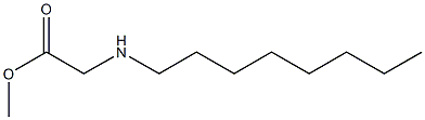 methyl 2-(octylamino)acetate Struktur