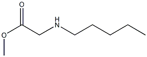 methyl 2-(pentylamino)acetate Struktur