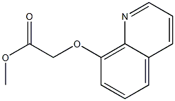 methyl 2-(quinolin-8-yloxy)acetate Struktur