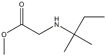 methyl 2-[(2-methylbutan-2-yl)amino]acetate Struktur