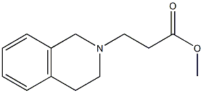 methyl 3-(1,2,3,4-tetrahydroisoquinolin-2-yl)propanoate Struktur