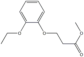 methyl 3-(2-ethoxyphenoxy)propanoate Struktur