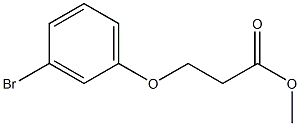 methyl 3-(3-bromophenoxy)propanoate Struktur