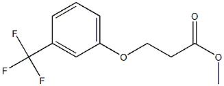 methyl 3-[3-(trifluoromethyl)phenoxy]propanoate Struktur