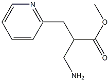 methyl 3-amino-2-(pyridin-2-ylmethyl)propanoate Struktur