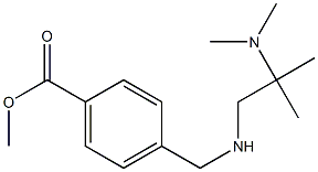 methyl 4-({[2-(dimethylamino)-2-methylpropyl]amino}methyl)benzoate Struktur