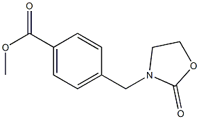 methyl 4-[(2-oxo-1,3-oxazolidin-3-yl)methyl]benzoate Struktur