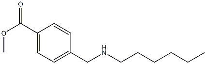 methyl 4-[(hexylamino)methyl]benzoate Struktur