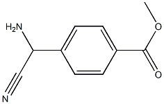 methyl 4-[amino(cyano)methyl]benzoate Struktur