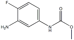 methyl N-(3-amino-4-fluorophenyl)carbamate Struktur