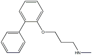 methyl[3-(2-phenylphenoxy)propyl]amine Struktur