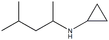 N-(1,3-dimethylbutyl)cyclopropanamine Struktur